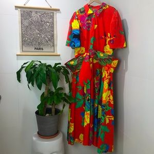 Christopher John Roger Target Floral Shirtdress